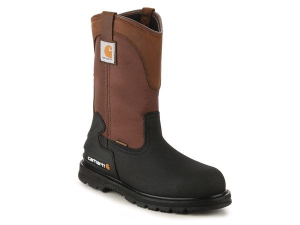 カーハート メンズ シューズ ブーツ・レインブーツ Carhartt Wellington Work Boot Dark Brown ブラウン