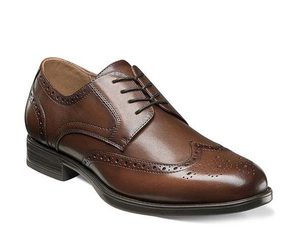 フローシャイム メンズ シューズ オックスフォード ウィングチップ Florsheim Midtown Wingtip Oxford Cognac