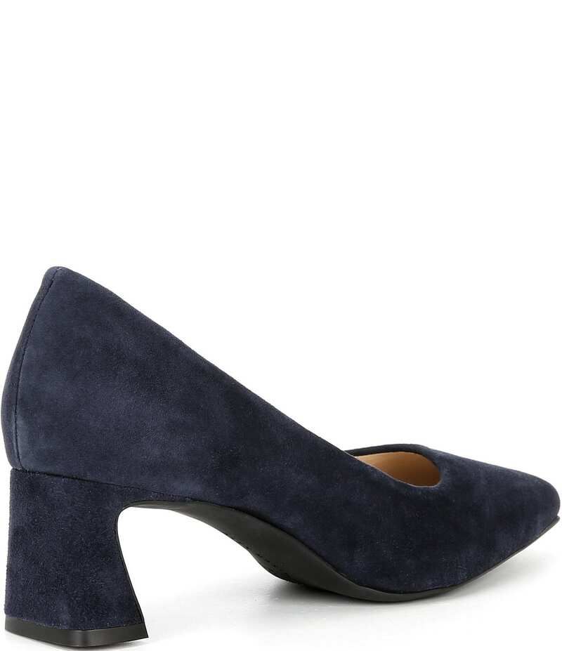 アレックスマリー レディース シューズ パンプス スエード ヒール Alex Marie Daphne Suede Block Heel Pumps Seaport Navy ネイビー