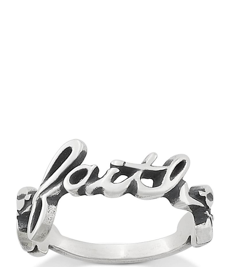 ジェームズ エイヴリー レディース アクセサリー 指輪 James Avery Sterling Silver Faith Ring Sterling Silver シルバー