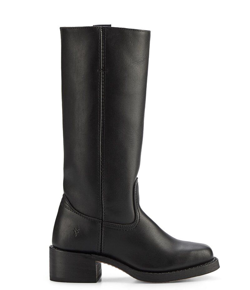 フライ レディース シューズ ブーツ・レインブーツ トール ブーツ レザー Frye Campus 14L Tall Leather Riding Boots Jet Black ブラック