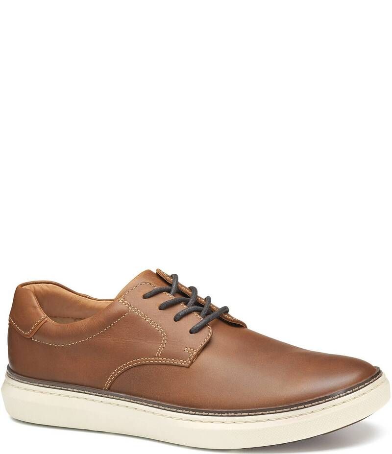 ジョンストンアンドマーフィー メンズ シューズ ドレスシューズ オックスフォード レース レザー Johnston Murphy Mens McGuffey 2 Leather Plain Toe Lace Up Oxfords Tan タン