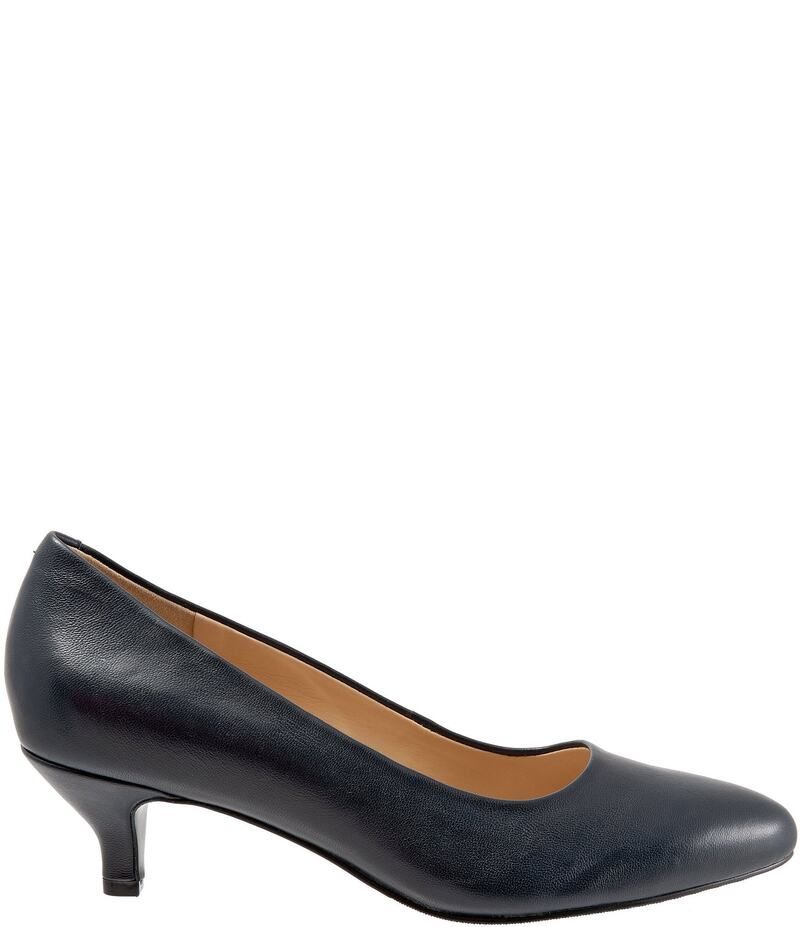 トロッターズ レディース シューズ パンプス レザー Trotters Kiera Leather Pumps Navy ネイビー