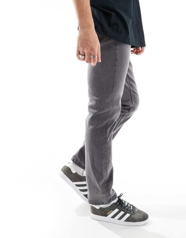オンリーアンドサンズ メンズ ボトムス デニムパンツ スリムフィット ジーンズ Only Sons Loom slim fit jeans wash Gray Denim グレー