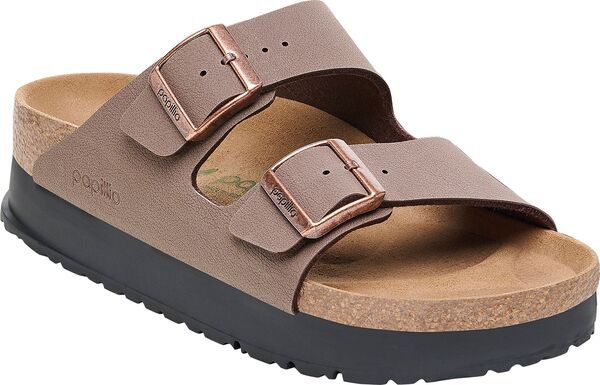 ビルケンシュトック レディース シューズ サンダル プラットフォーム Papillio by Birkenstock Womens Arizona Flex Platform BirkoFlor Sandals Mocha モカ
