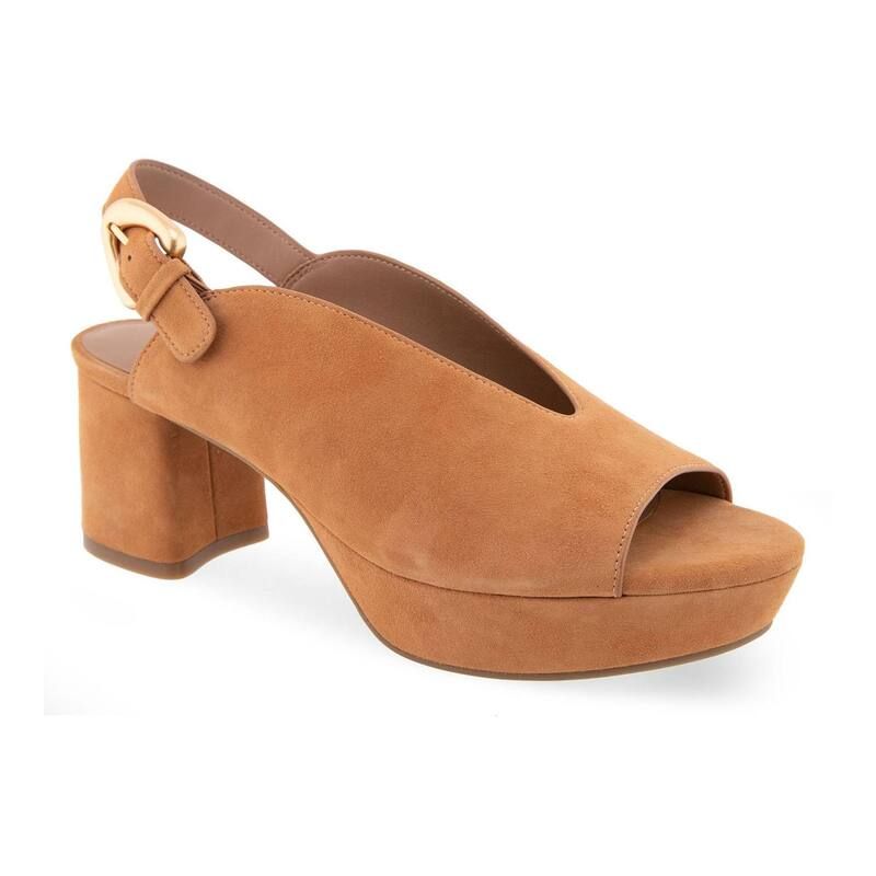 エアロソールズ レディース シューズ サンダル スエード Aerosoles Cornelia Womensuede Dressandals Tan Suede タン