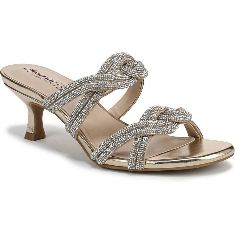 ライフストライド レディース シューズ パンプス サンダル LifeStride NightOut Womensandals Gold ゴールド