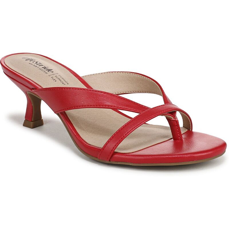 ライフストライド レディース シューズ パンプス サンダル LifeStride Navine Womensandals Fired レッド