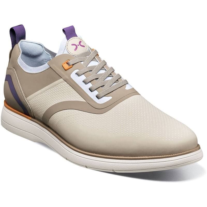 ステイシーアダムス メンズ シューズ オックスフォード スニーカー レース Stacy Adams Everidge Mens Elastic LaceUplain Toe Sneakers Cream クリーム