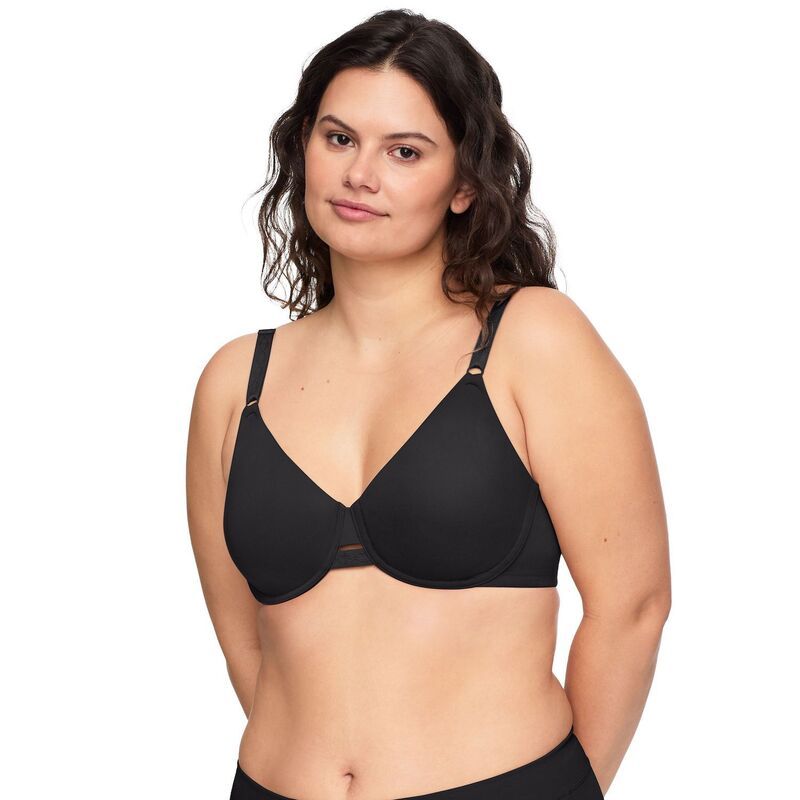 オルガ レディース アンダーウェア ブラジャー ミニ Olga By Warners Cloud 9 Unlined Minimizer Bra OGW253UU09 Black ブラック