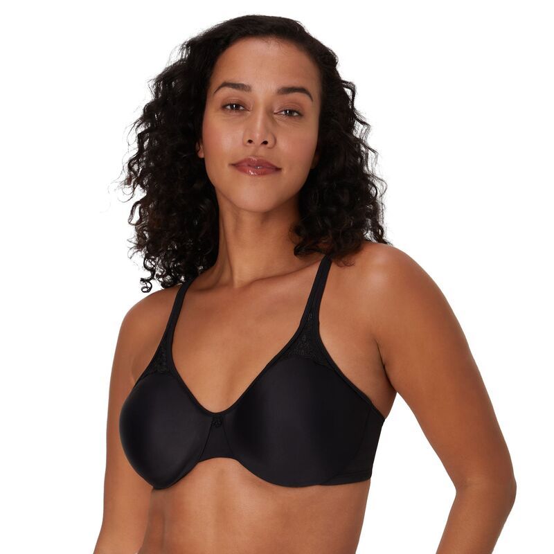 バリ レディース アンダーウェア ブラジャー ミニ Bali Passion For Comfort FullFigure Minimizer Underwire Bra DF3385 Black ブラック
