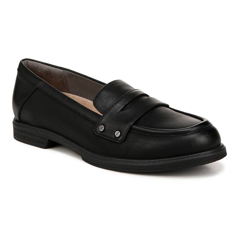 ドクター・ショール レディース シューズ スリッポン・ローファー Dr Scholls Hello Womens Loafers Black Faux ブラック
