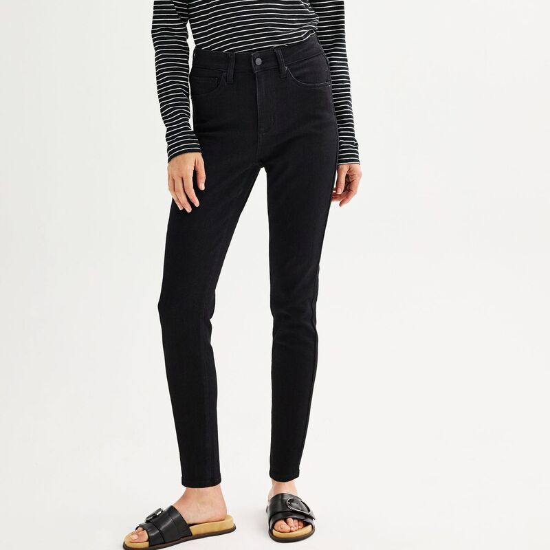 ソノマ レディース ボトムス デニムパンツ ジーンズ Womensonoma Goods For Life HighRise Skinny Jeans Black ブラック