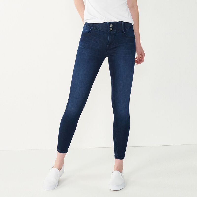 ナインウェスト レディース ボトムス デニムパンツ ジーンズ Womens Nine West Skinny Jeans Rinse Wash