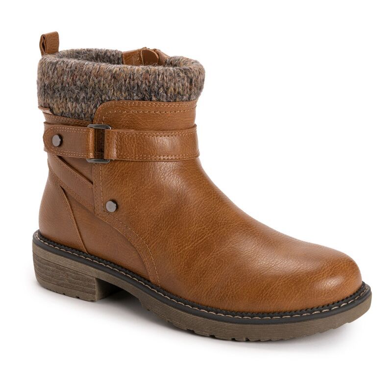 ムクルクス レディース シューズ ブーツ・レインブーツ アンクル MUK LUKS Garland Gina Womens Ankle Boots Chestnut