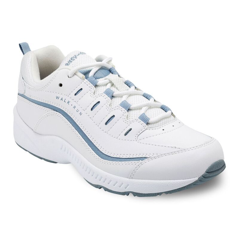 イージースピリット レディース シューズ スニーカー Easy Spirit Romy Womens Classic Walking Sneakers White Light Blue ホワイト