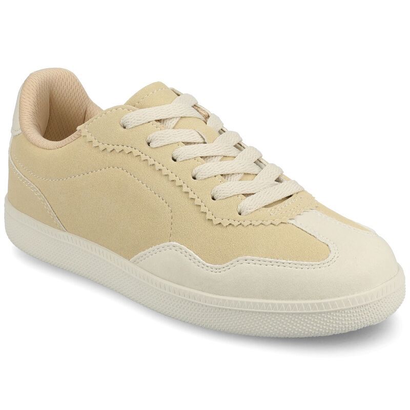 ジャーニー レディース シューズ スニーカー レース Journee Lummie Womens CasualaceUp Sneakers Tan タン