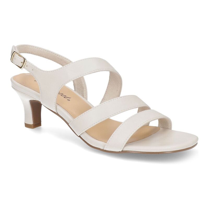 イージーストリート レディース シューズ サンダル Easy Street Como Womens Dressandals Bone