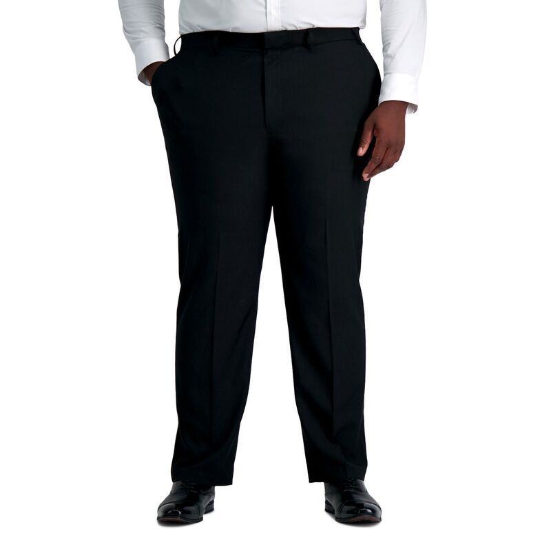 ハガー メンズ ボトムス カジュアルパンツ トール Big Tall HaggarR Smart WashRepreveR Suit Pants Black ブラック
