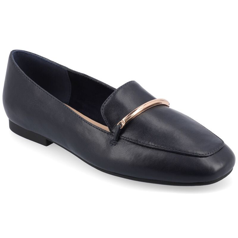 ジュルネ コレクション レディース シューズ スリッポン・ローファー Journee Collection Wrenn Tru Comfort Foam Womens Loafer Flats Navy ネイビー