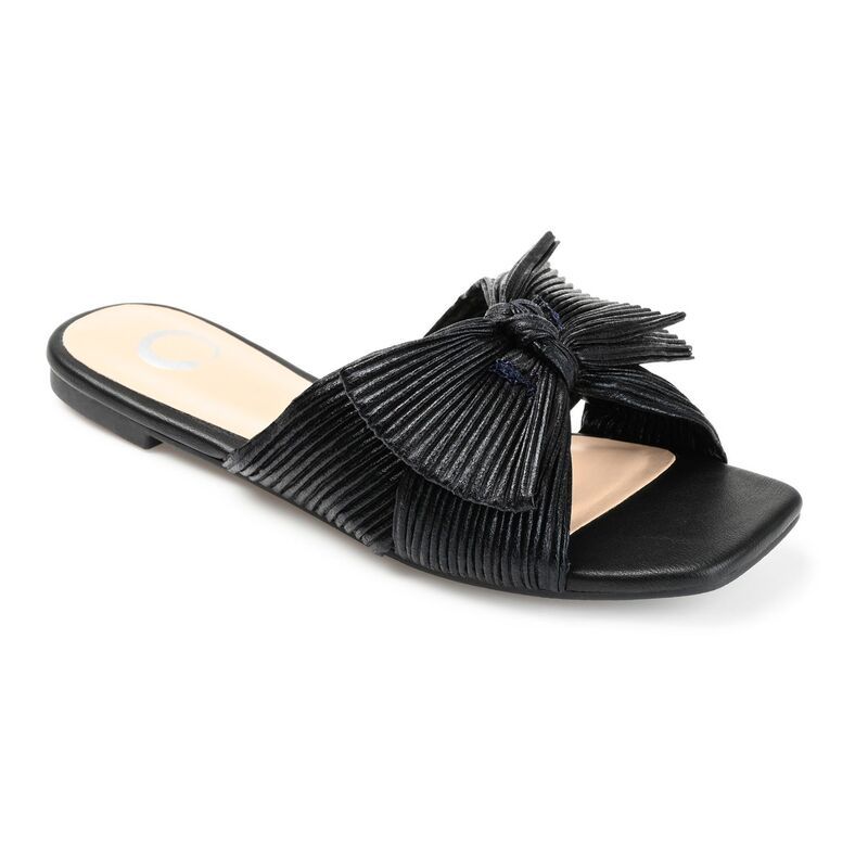 ジュルネ コレクション レディース シューズ サンダル Journee Collection Serlina Womens Tru Comfort Foam Slide Sandal Black ブラック
