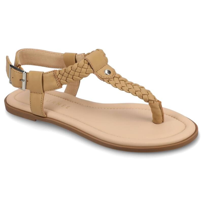 ジャーニー レディース シューズ サンダル Journee Genevive Womensandals Tan タン