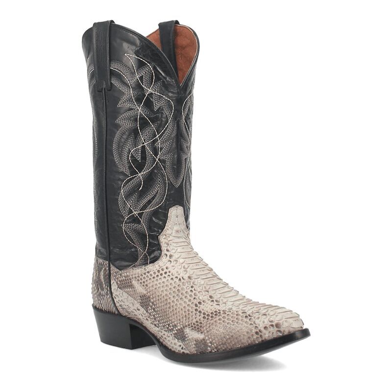 ダンポスト メンズ シューズ ブーツ・レインブーツ Dan Post Mens Manning Python Cowboy Boots Natural Black ブラック