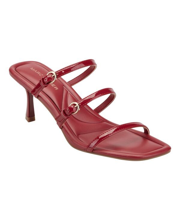 マークフィッシャー レディース シューズ スリッポン・ローファー サンダル Marc Fisher Womens Dressi Strappy SlipOn Dressandals Red Patent レッド