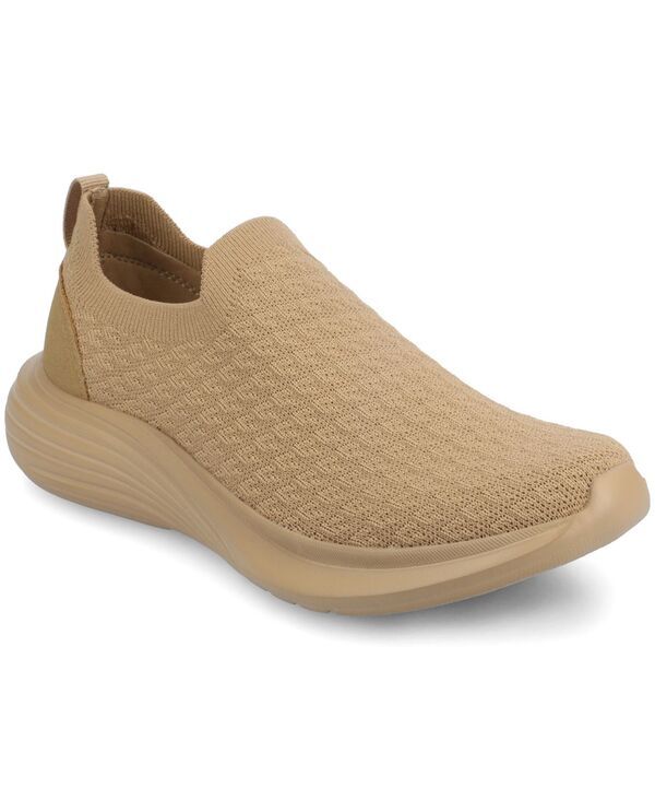 ジュルネ コレクション レディース シューズ スニーカー Journee Collection Womens Linnea Embellished Slip On Sneakers Tan タン