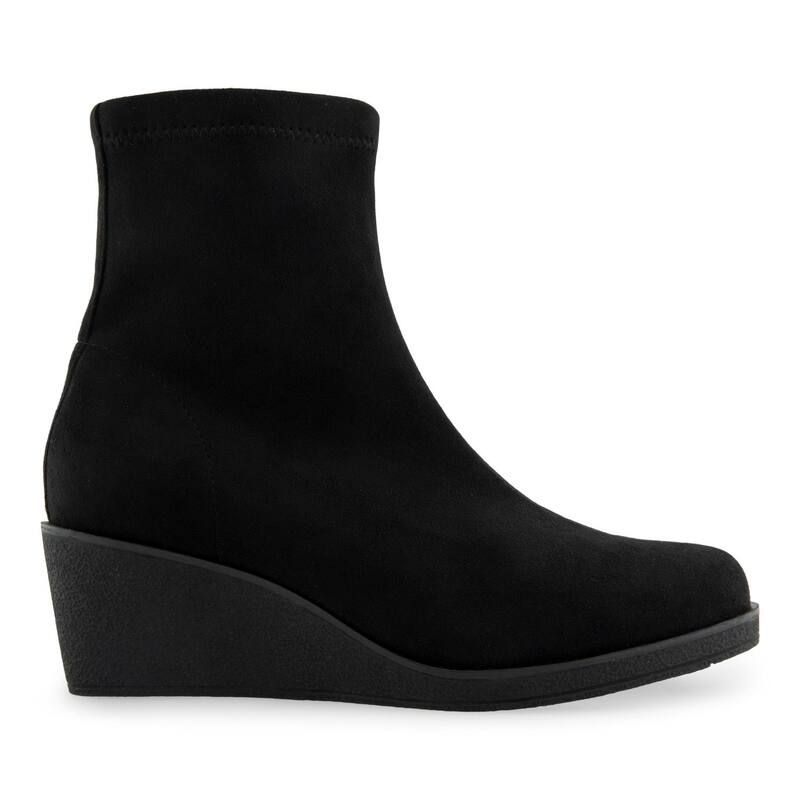 エアロソールズ レディース シューズ ブーツ・レインブーツ アンクル Aerosoles Binnie Womens Wedge Ankle Boots Java Stretch Pebbled エアロソールズ レディース シューズ ブーツ・レインブーツ アンクル Aerosoles Binnie Womens Wedge Ankle Boots Java Stretch Pebbled