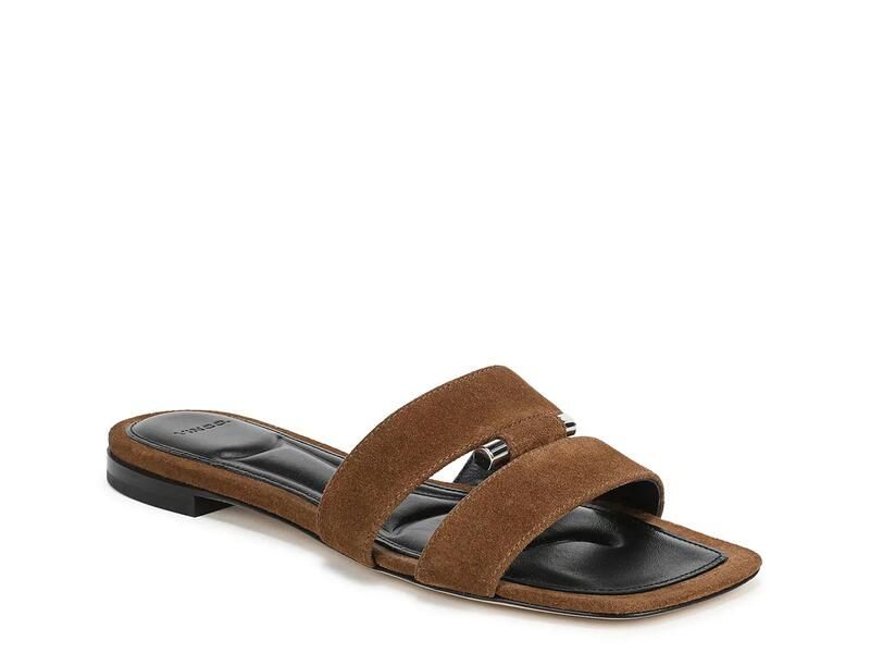 ヴィンス レディース シューズ サンダル VincePiper Sandal Elmwood Brown Suede ブラウン