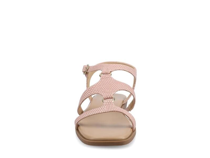 ジャーニー レディース シューズ サンダル JourneeBriley Sandal Pink Snake Print ピンク