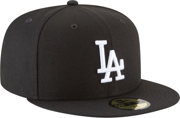 ニューエラ レディース アクセサリー 帽子 New Eradult Los Angeles Dodgers Black and White Basic 59FIFTY Fitted Hat NoColor ホワイト