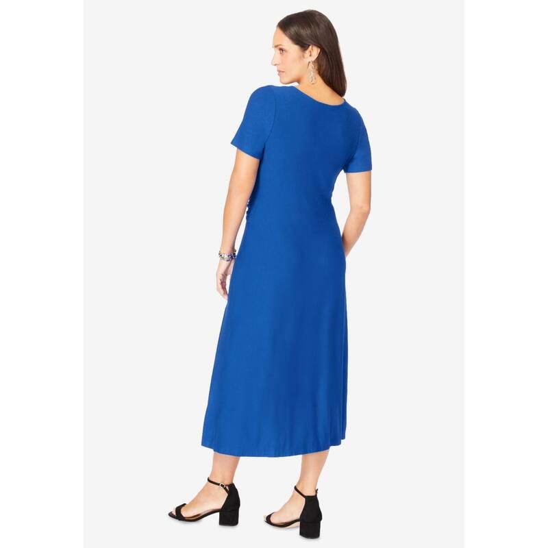 ジェシカロンドン レディース トップス ワンピース プラスサイズ ミディ Jessica London Womens Plusize Buckle Midi Dressunset Yellow イエロー