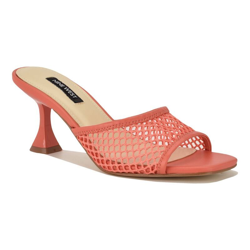 ナインウェスト レディース シューズ パンプス サンダル Nine West Cabana Womensquare Toe SlipOn Dressandals Coral コーラル