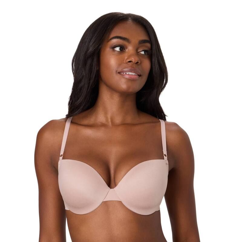メイデンフォーム レディース アンダーウェア ブラジャー Maidenform PushUp Underwire Bra with Convertible Straps DM9907 Evening Blush ブラッシュ
