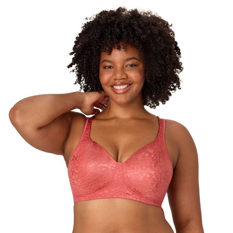 プレイテックス レディース アンダーウェア ブラジャー Playtex 18 Hour Ultimate Lift Support Wireless Bra 4745 Picante Pink ピンク