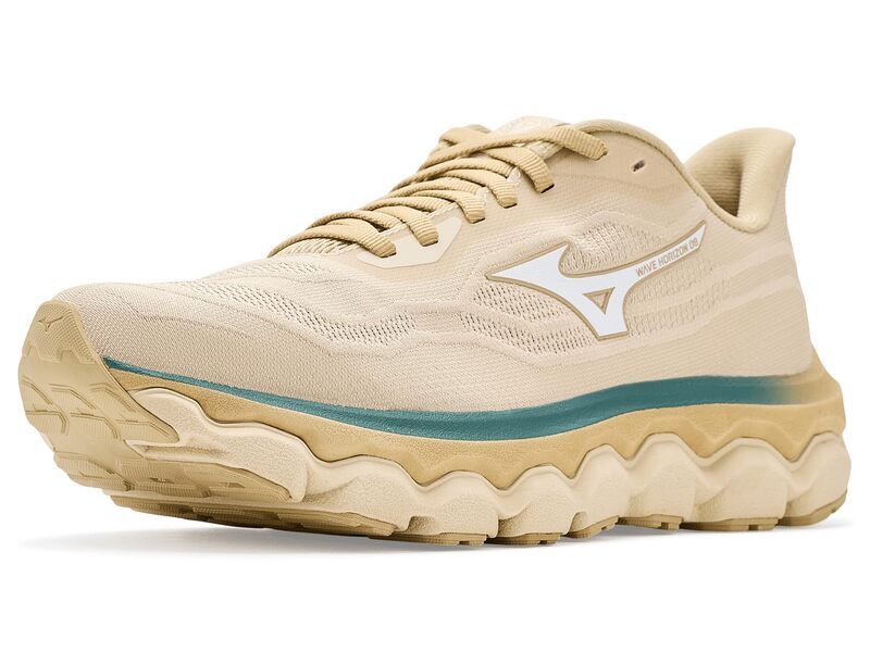 ミズノ メンズ シューズ スニーカー Mizuno Wave Horizon 9 Pale KhakiWhit カーキ