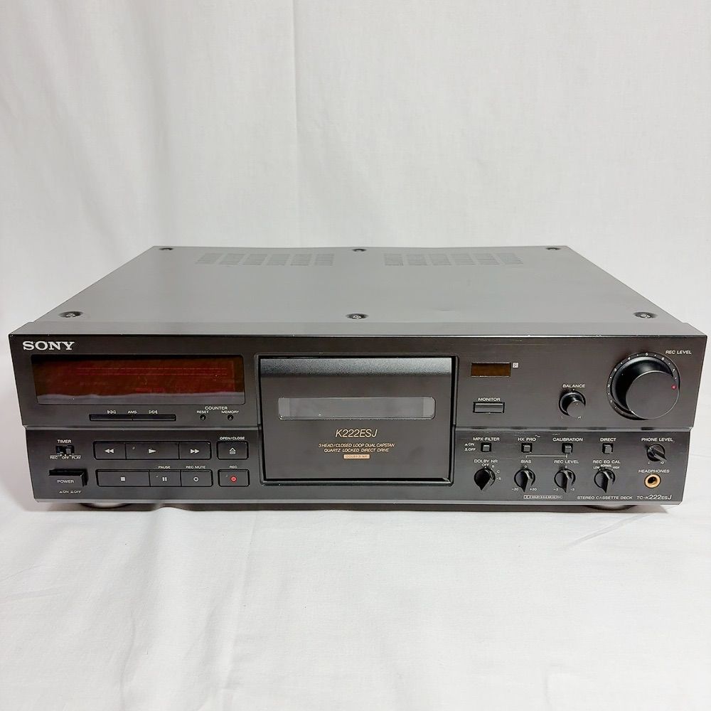 SONY TC-K222ESJ ESシリーズ カセットデッキ ステレオデッキ