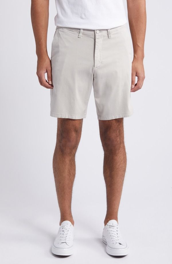 ディーエル 1961 メンズ ボトムス ハーフパンツ・ショーツ ショートパンツ DL1961 Jake Flat Front Chino Shorts Light Grey グレー