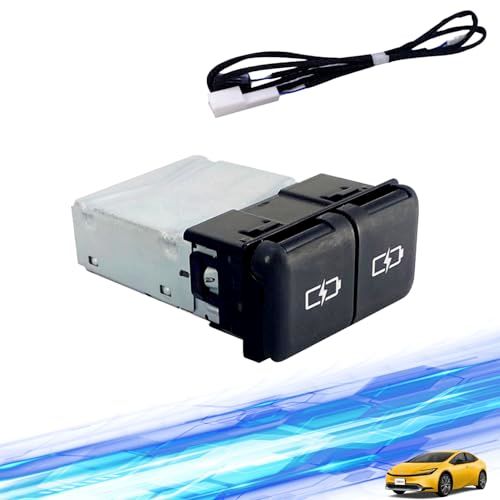 WeCar 新型新型プリウス60系 後部座席用 チャージャーtype-c 急速充電ポート デュアルタイプ 後席USB リヤシート用 USB追加アダプタ アクセサリー カーダブル USB充電器ts b0f5daa6