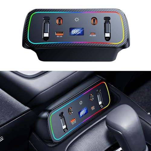 6-in-1 USB車載充電器 急速充電対応 トヨタ カローラ/レビン 2019/2020/2021/2022/2023/2024年式対応 マルチポート30W急速充電高性能拡張車載ハブ 専用設計ts 0886dd4f