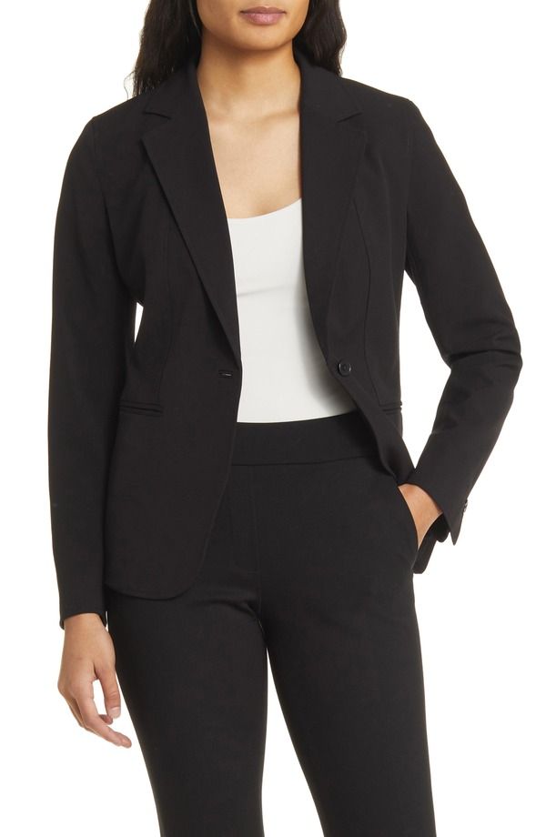アンクライン レディース アウター ジャケット・ブルゾン Anne Klein Mlange Jacket Anne Black ブラック
