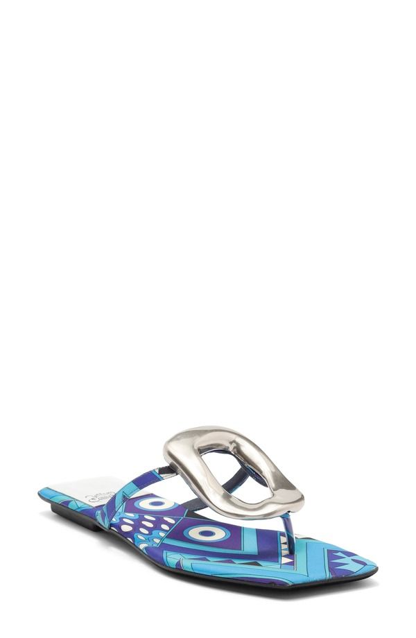 ジェフリー キャンベル レディース シューズ サンダル Jeffrey Campbellinques Flip Flop Navy Multi Silver ネイビー