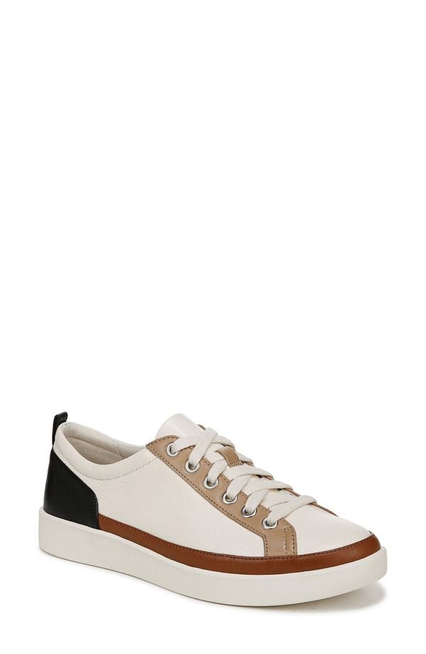 バイオニック レディース シューズ スニーカー Vionic Winny Low Top Sneaker Ivory Black アイボリー