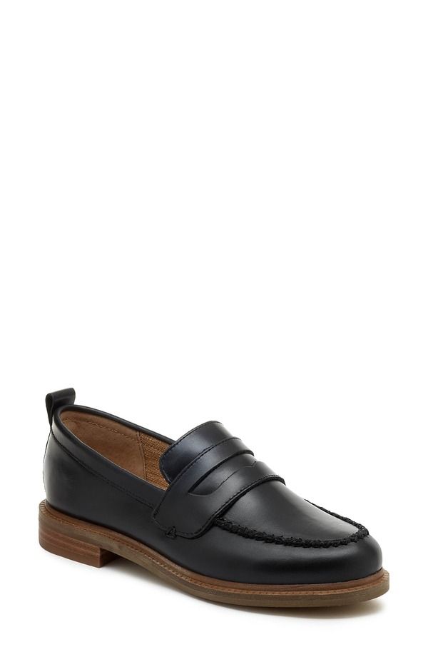 ケルシーダッガー レディース シューズ スリッポン・ローファー Kelsi Dagger Brooklyn Lens Penny Loafer Black ブラック