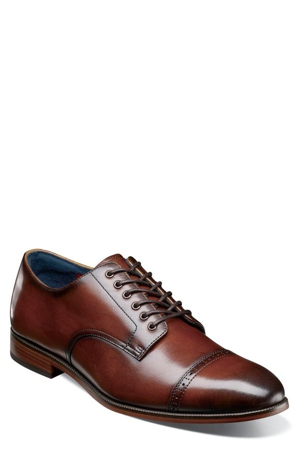ステイシーアダムス メンズ シューズ オックスフォード キャップ Stacy Adams William Cap Toe Oxford Brown ブラウン