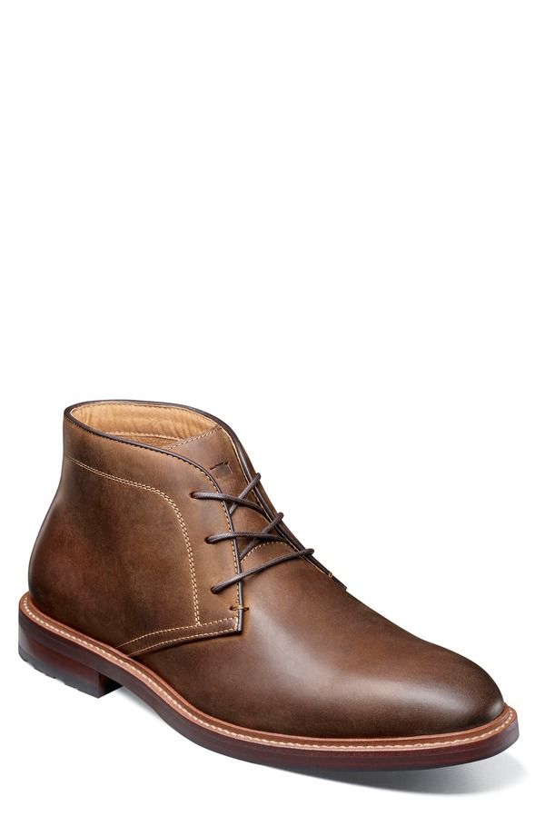 フローシャイム メンズ シューズ ブーツ・レインブーツ Florsheim Anthem Plain Toe Chukka Brown Chocolate ブラウン