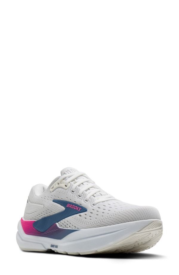 ブルックス レディース シューズ スニーカー Brooks Ghost Max 3 Running Shoe White Moonlight Pink ホワイト