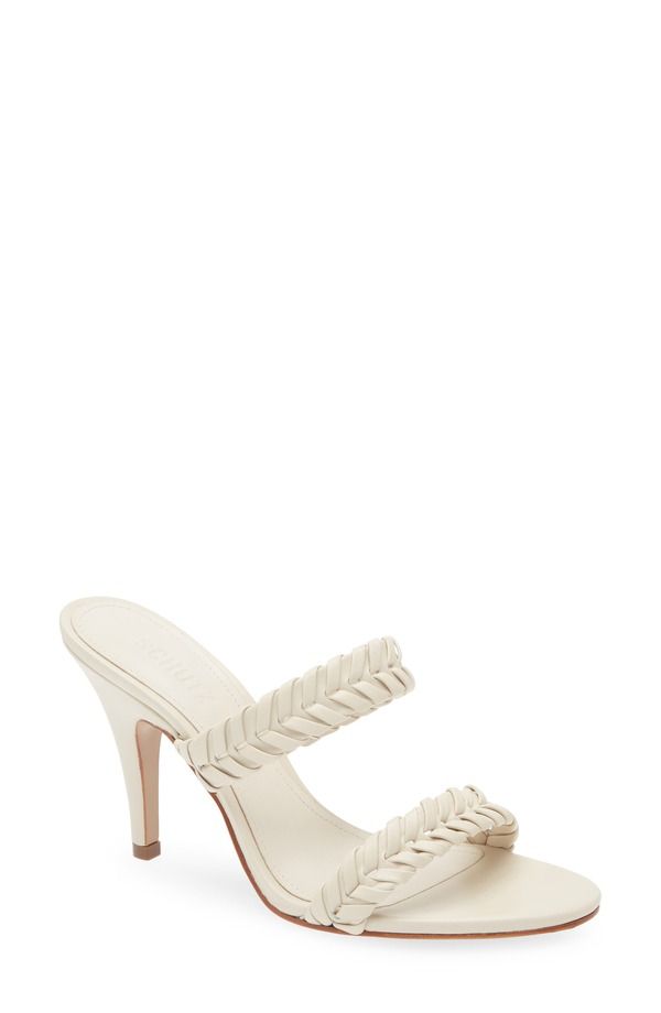 シュッツ レディース シューズ サンダル Schutz Cipri Slide Sandal Sugar White ホワイト